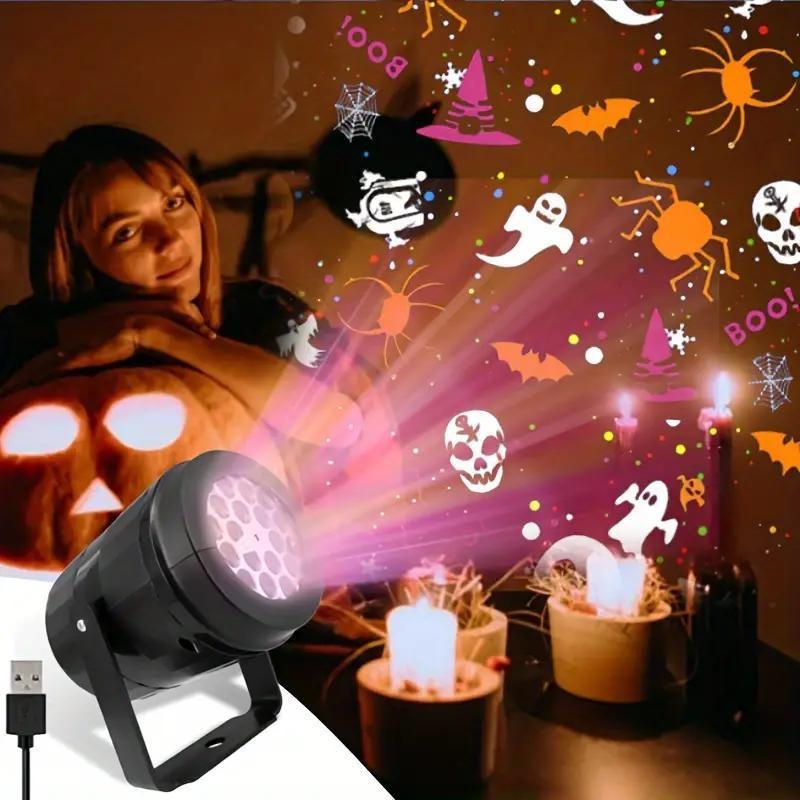 Neon Sign Party - Projecteur LED d'Halloween pour extérieur, décoration