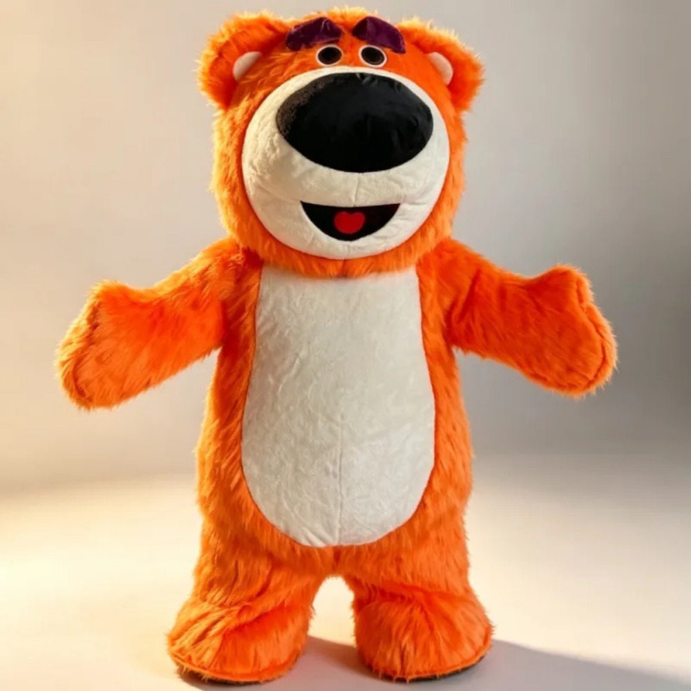 Event & Party Supply - Costume de mascotte d'ours orange gonflable,