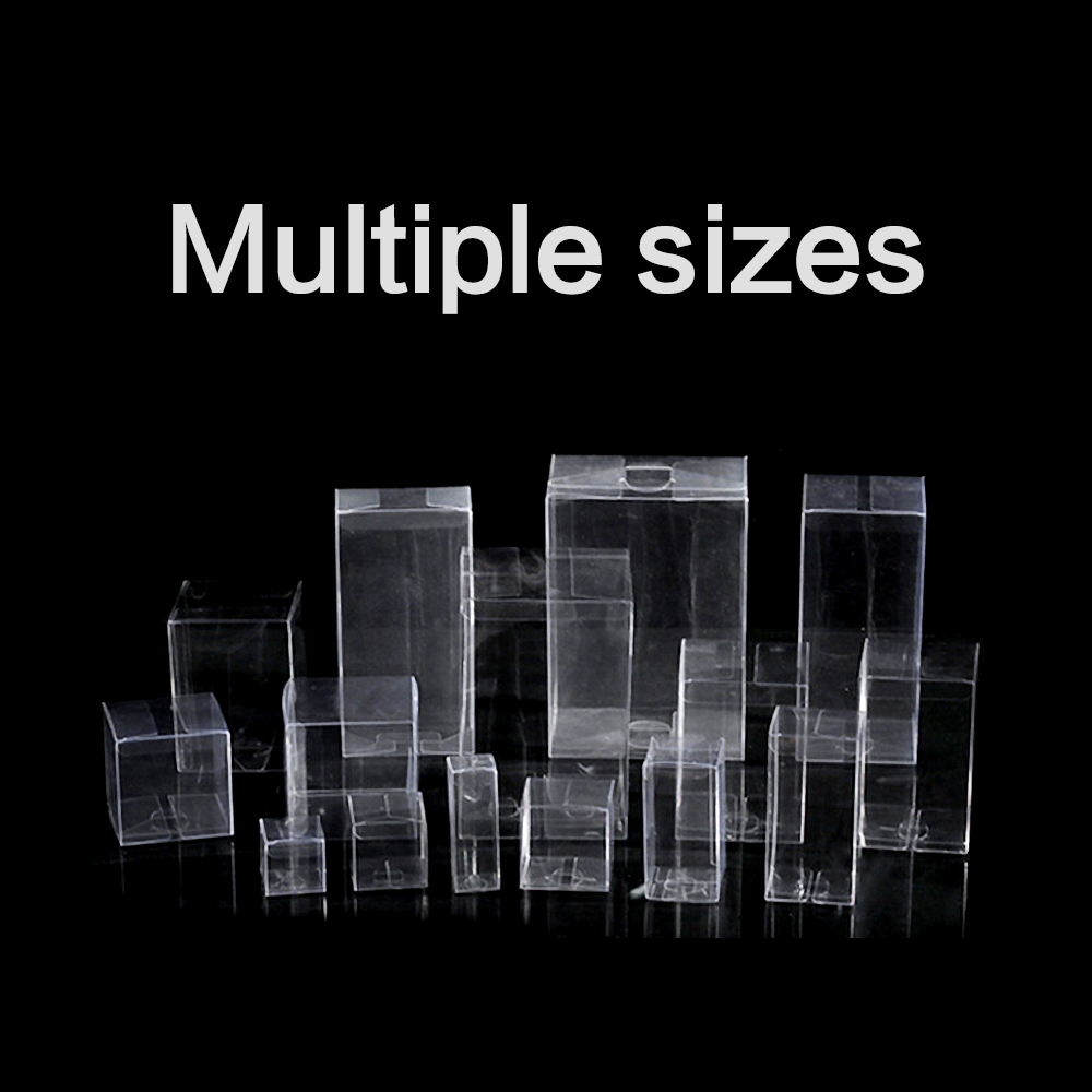 Event Party Box - Boîte en plastique PVC transparente, 50