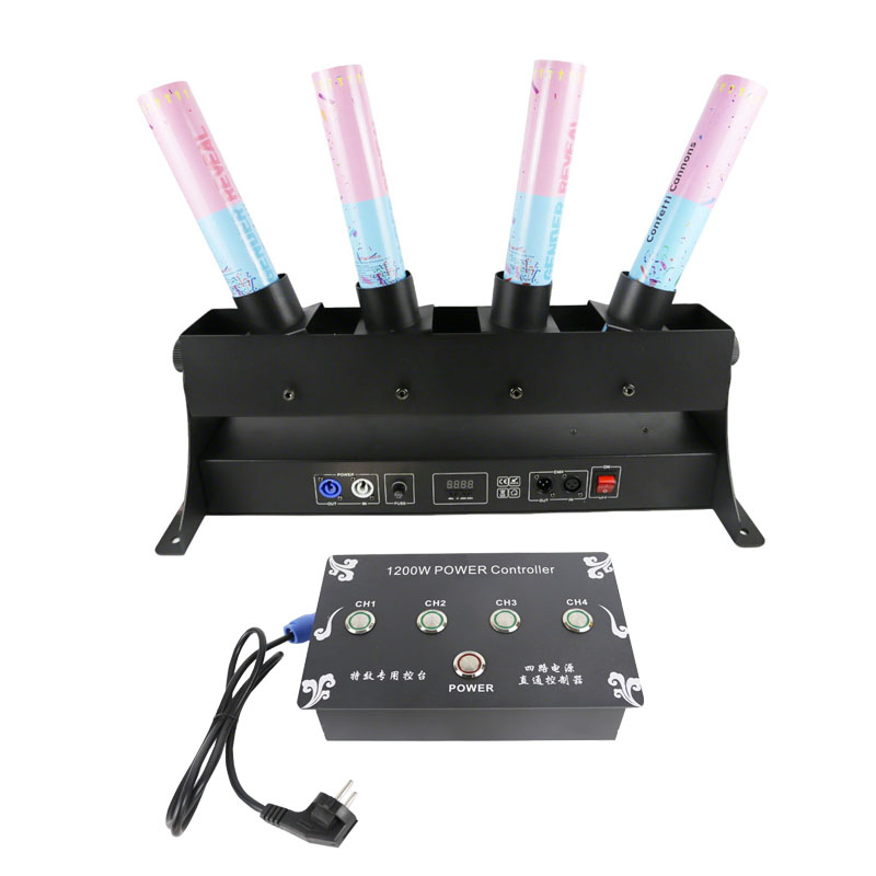 Confetti Cannon Tube - Quatre Tubes sexe révéler garçon ou