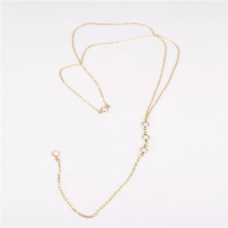 Collier chaîne arrière en stra - Event Suppliers avis et prix