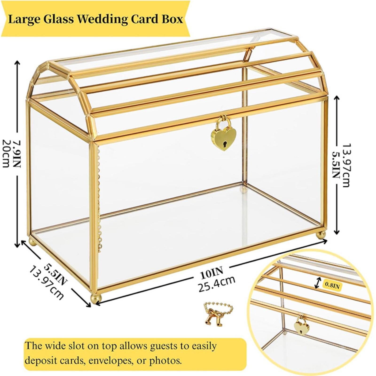 Boîte à cartes de mariage en v - Event Party Box avis et prix