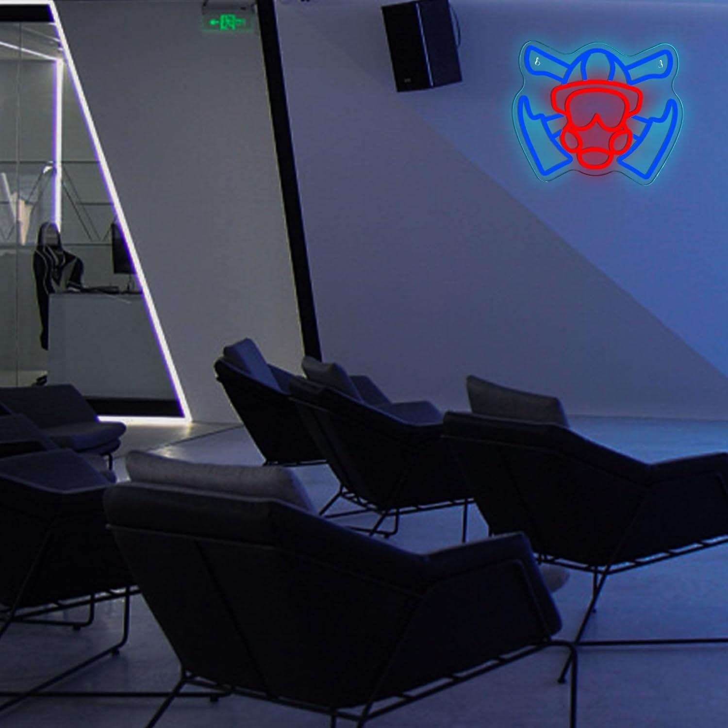 Enseigne néon pour masque à ga - Neon Sign Party avis et prix