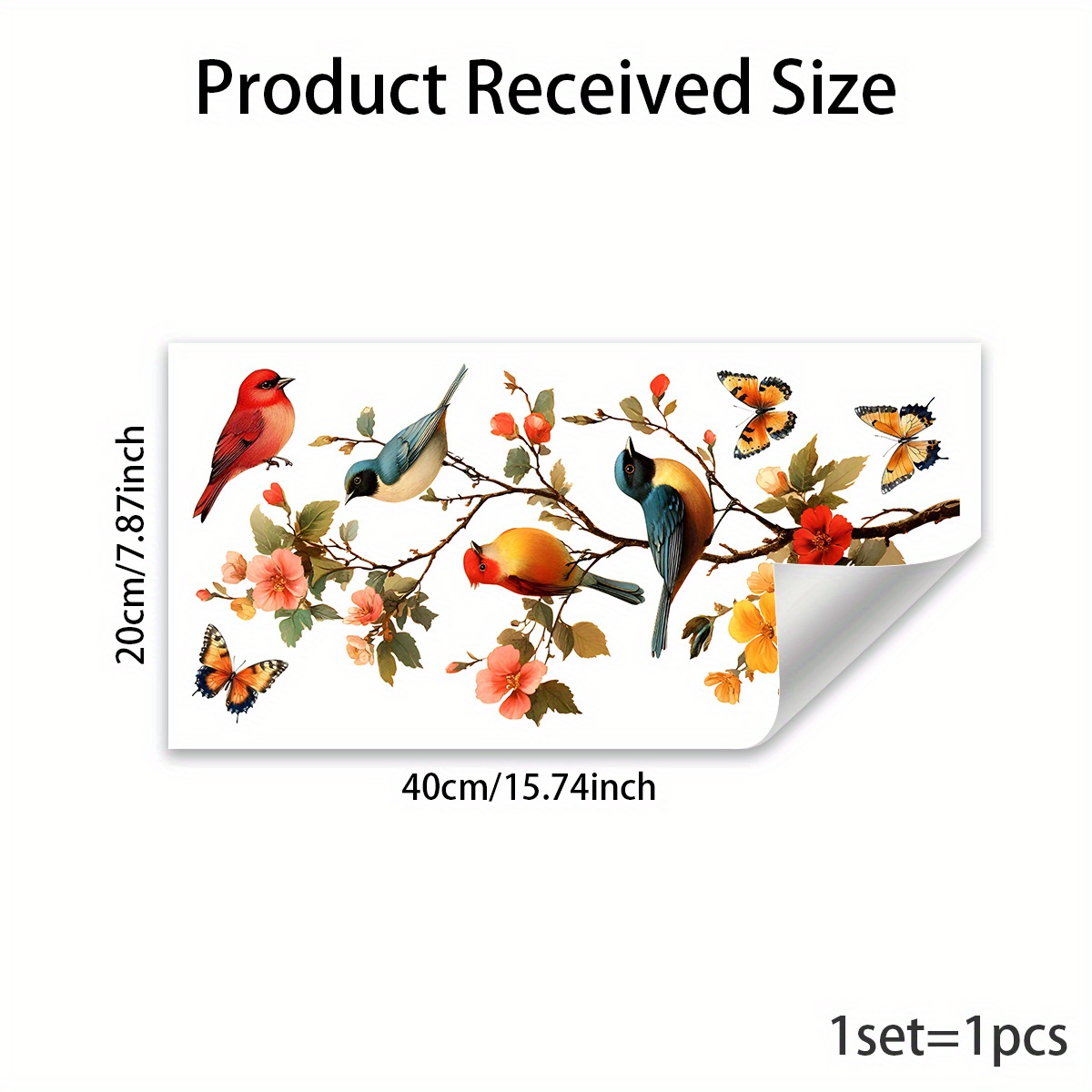 1 autocollant de fenêtre pasto - Flower Wall Panel avis et prix